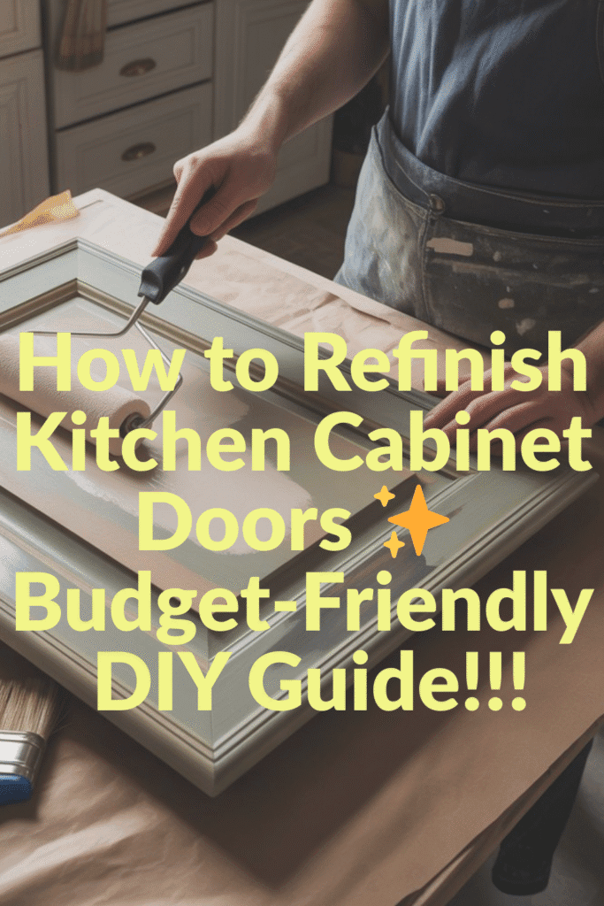 How to Refinish Kitchen Cabinet Doors on a Budget