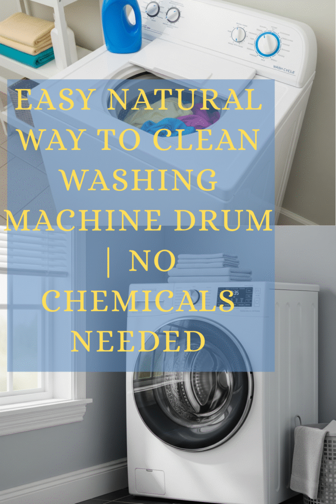 How to Clean a Washing Machine Drum Naturallyv