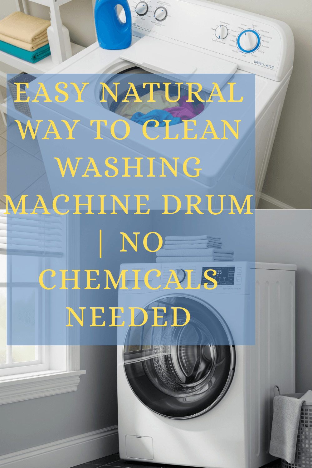 Read more about the article How to Clean a Washing Machine Drum Naturally