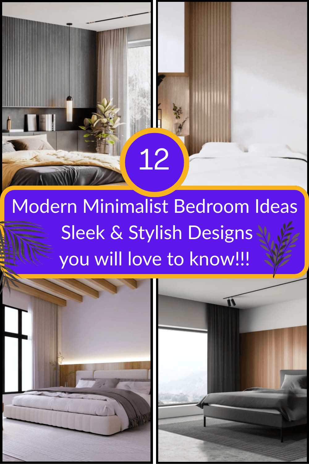 You are currently viewing 12 Minimalistic Bedroom Ideas to Make Your Space Calm and Clutter-Free