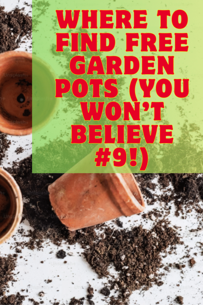 Places to Find Free Gardening Containers