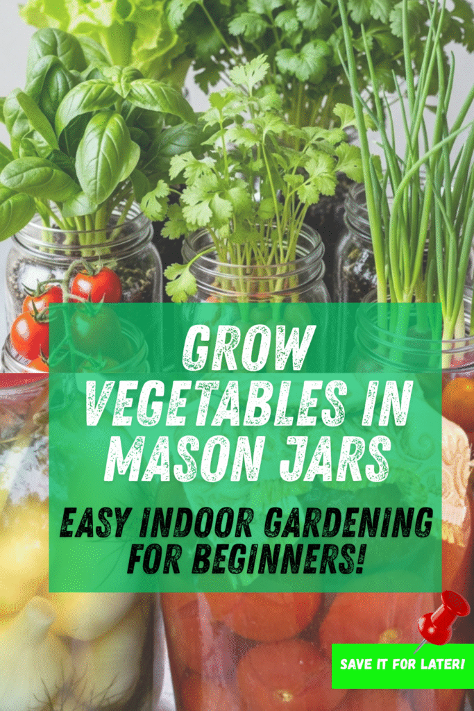 Grow Vegetables in Mason Jars