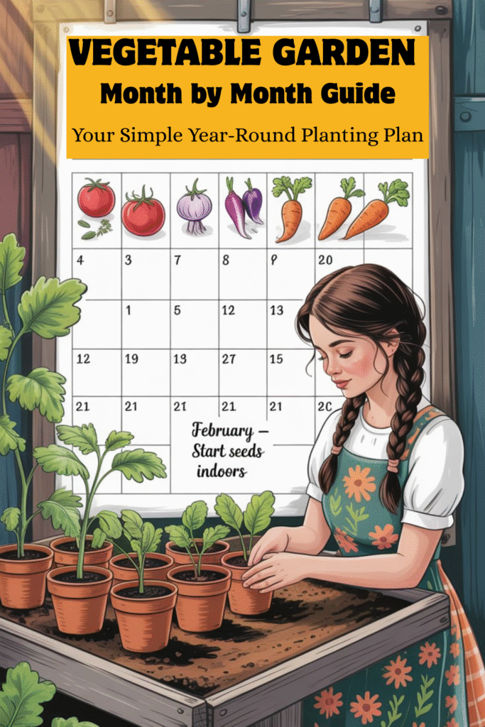 Month-by-Month Guide to Vegetable Garden