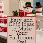 12 Christmas Bathroom Decorating Ideas: Easy Ways to Make Your Bathroom Feel Festive | Savy Home