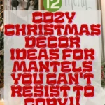 12 Cozy Christmas Decor Ideas for Mantels You Can’t Resist To Copy |Savy Home