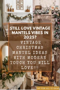 Read more about the article 12 Amazing Vintage Christmas Mantel Ideas for a Cozy Home | Savy Home